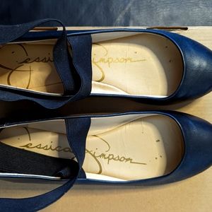 Jessica Simpson Black Ballet Flats